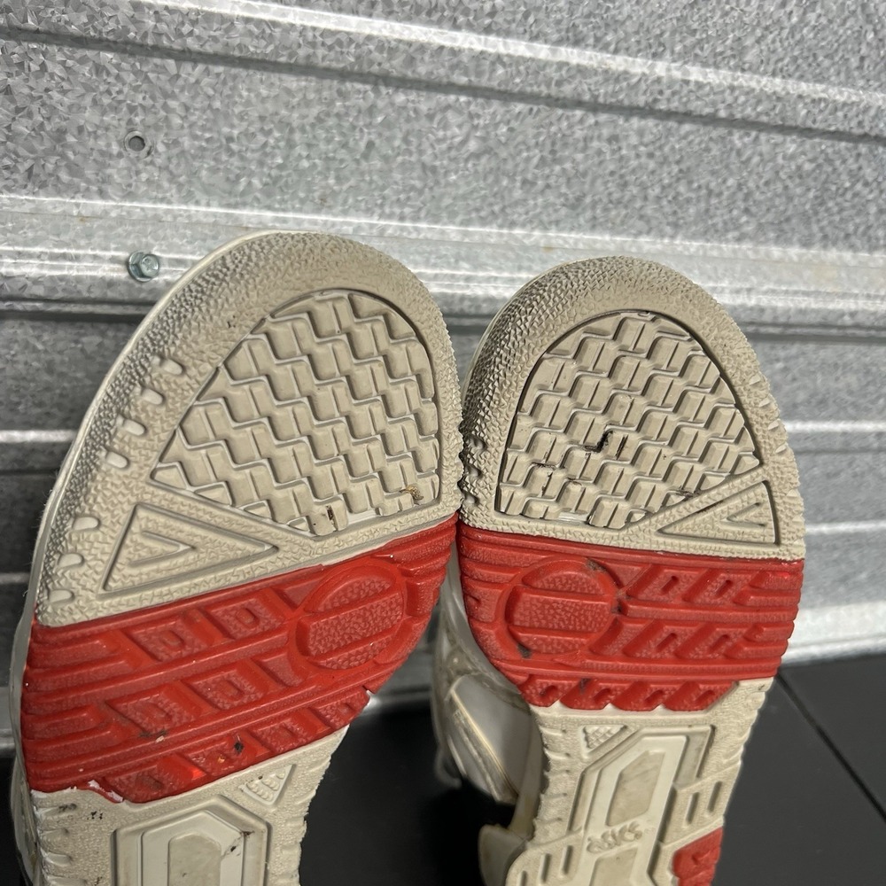 Vintage 90s Asics Mens 9.5 Gel Rage Lo Leather Sneakers Shoes White AS IS Taiwan - Picture 12 of 13